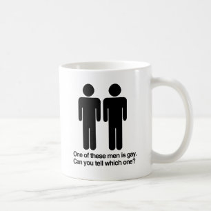 EN AV DE HÄR MÄNNEN ÄR GAY KAN DU Gissa VILKEN.png Kaffemugg