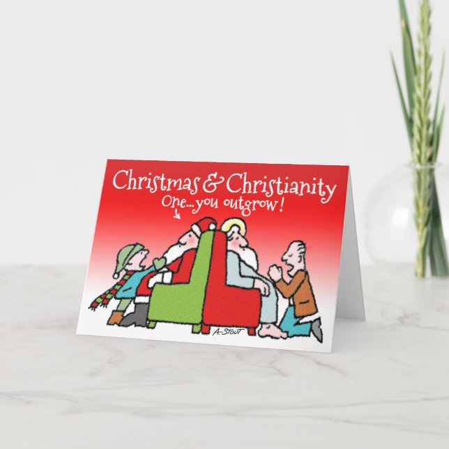 En av de här Santas du överväxer! - Helgkort (Framsida)