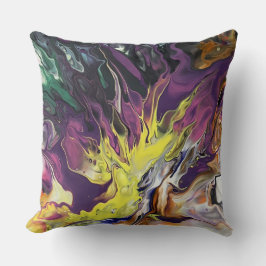 En av de konstnärliga Abstrakterna Dekorativ kudde