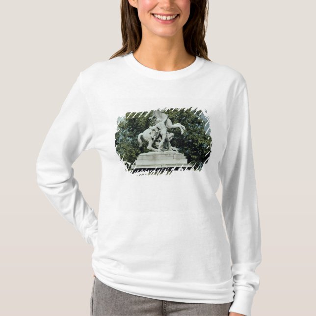 En av de två "Marly hästarna, 1739-45 Tee Shirt (Framsida)