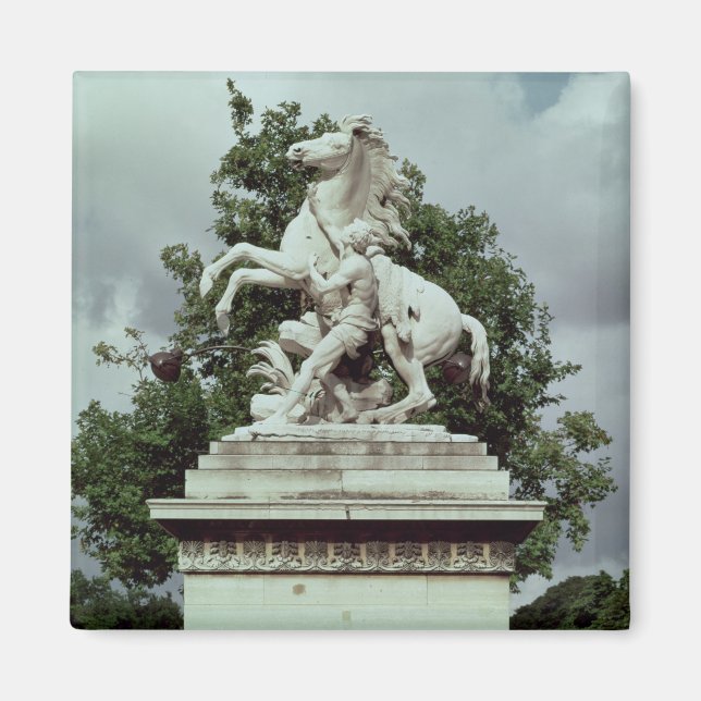 En av de två "Marly Horses", 1739-45 Magnet (Framsidan)