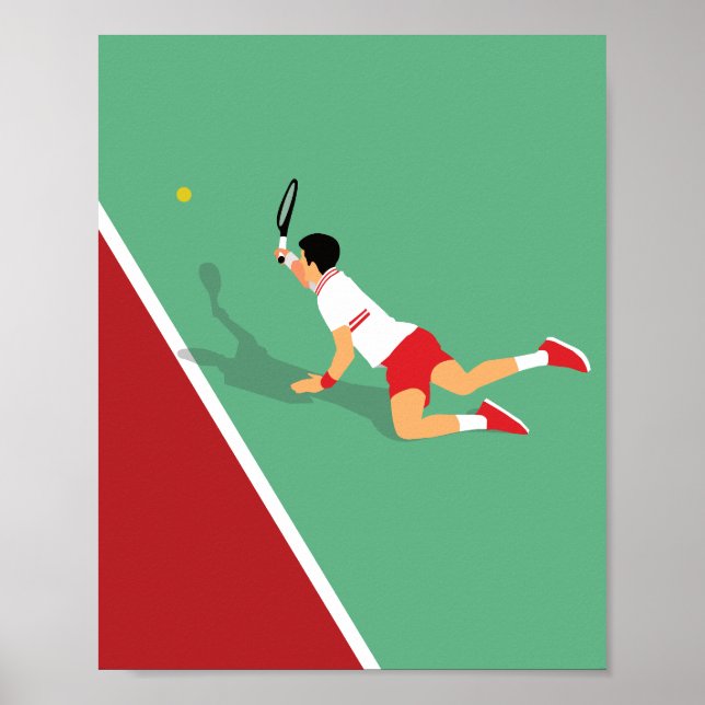 En av de Underbarare tennisspelarna Poster (Framsidan)