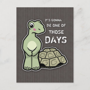 En av dessa dagar - vykort för nödtortoise