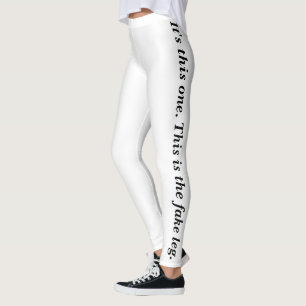 En av dessa lägger benen på ryggen är fejkar leggings