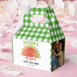 En av en Melon 1-årsdag – Söt Vattenmelon Presentaskar
