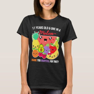 En av en Melon Fruit som säger elfte födelsedagen T Shirt