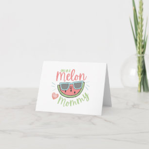 En av en melon Mamma Välkomstkort Helgkort