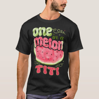En Av En Melon Titi 1-års Födelsedagsfirande Famil T Shirt