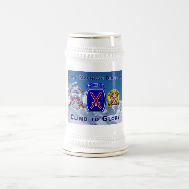 En av en typ 10th Mountain Division Design Sejdel (Center)