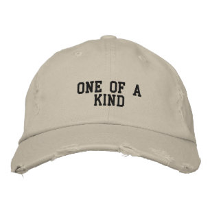 En av en typ Hat Broderad Keps
