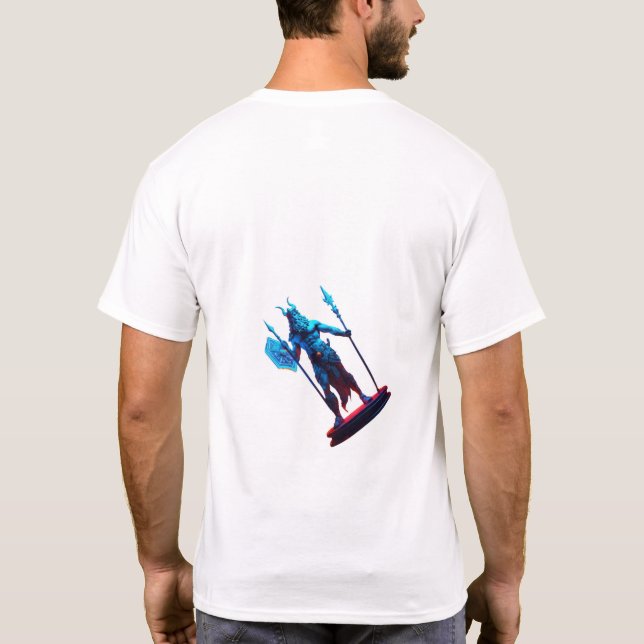 "En-av-ett-typ, "våga vara annorlunda T Shirt (Baksida)