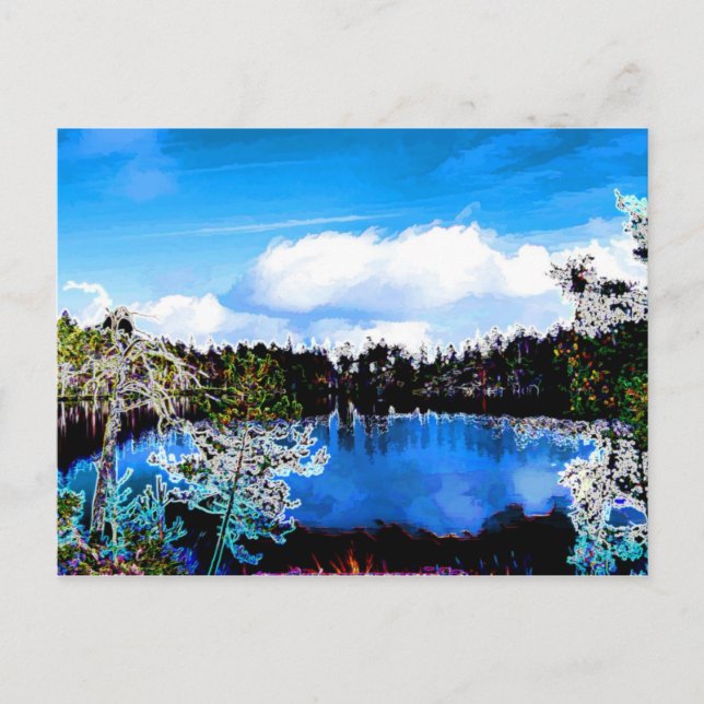 En av Finlands sjöar Vykort (Framsida)