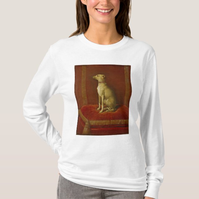 En av Frederick IIS italienska vinthundar T-shirt (Framsida)