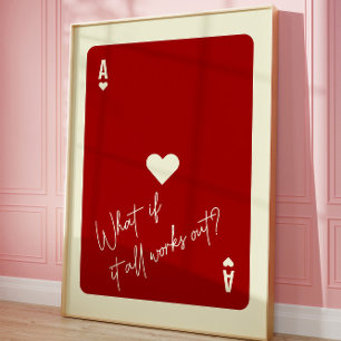 En av Hearts Kärlek citerar vad om allt fungerar? Poster