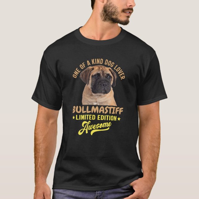 En av Hund Bullmastiff Fantastisk T Shirt (Framsida)