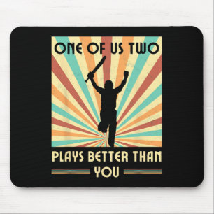 En Av Oss Två Spelar Bättre Än Du Cricket 2 Musmatta