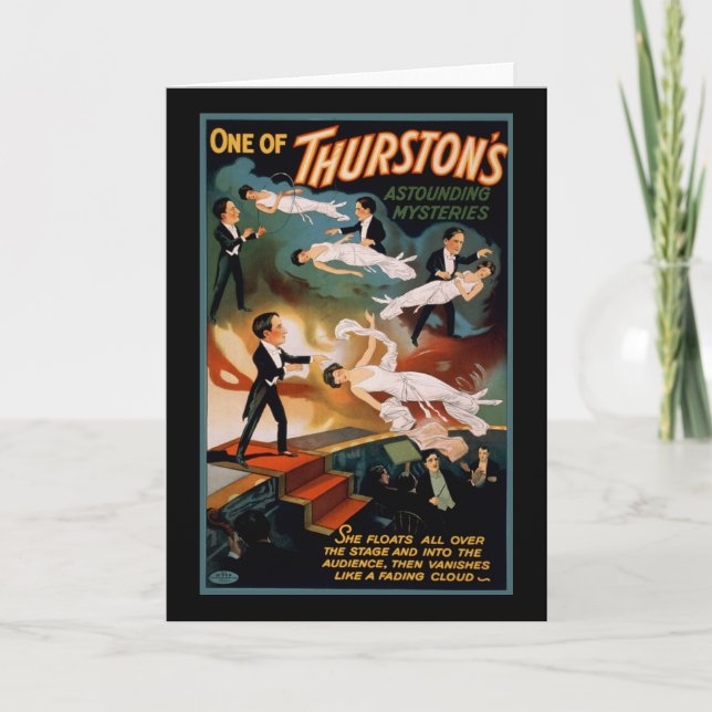 En av Thurstons häpnadsväckande gåtor Kort (Framsida)