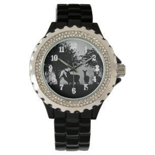 En avbilda av någon hjort i morgonmisten armbandsur