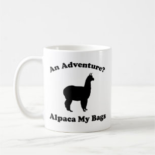 En Äventyr? Alpaca Min Bags-kaffe Mugg