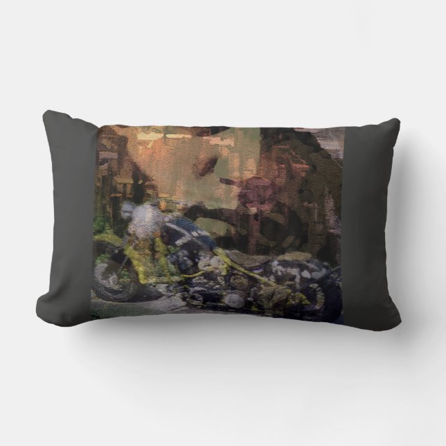 "En avkänning av frihets" dekorativ kuddeLumbar Lumbarkudde (Framsida)