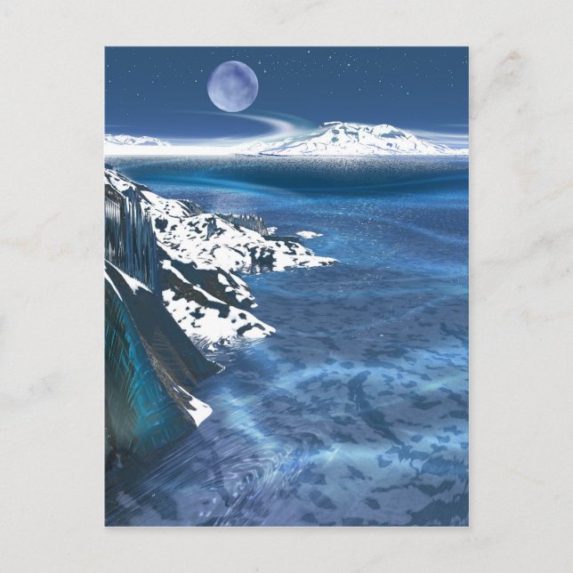 En avlägsen planet vykort (Framsida)