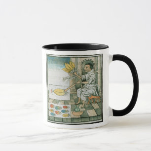 En Aztec fjäderhantverkare Mugg