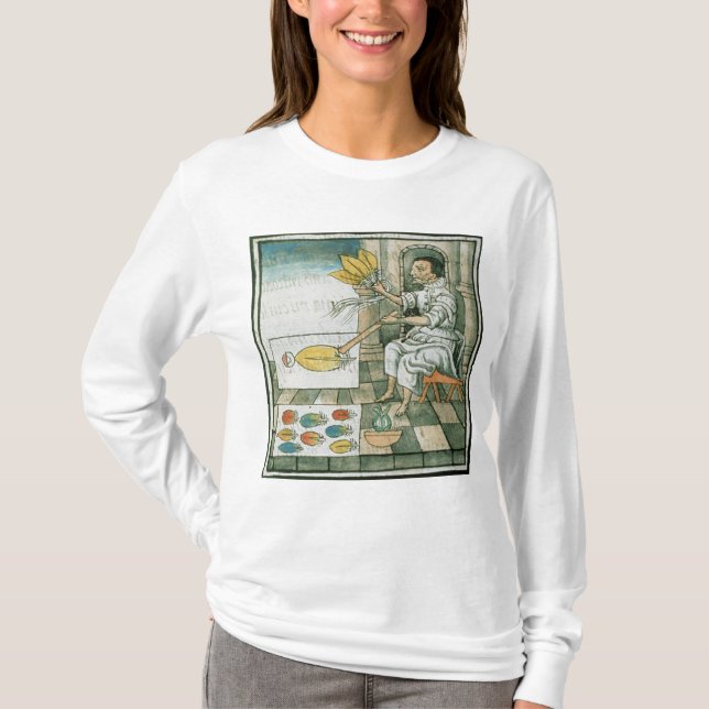 En Aztec fjäderhantverkare Tee (Framsida)
