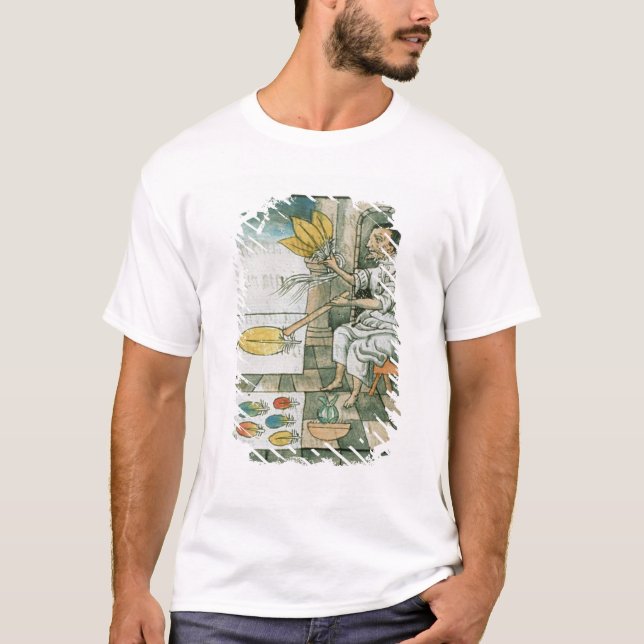 En Aztec fjäderhantverkare Tee Shirt (Framsida)