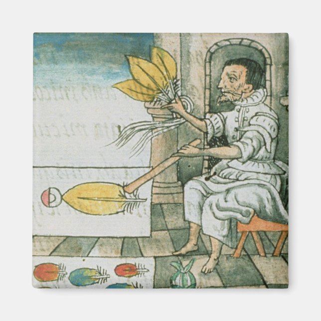 En Aztec-ludderartisan Magnet (Framsidan)