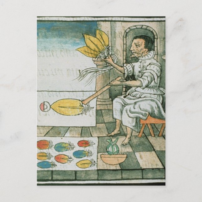 En Aztec-ludderartisan Vykort (Framsida)