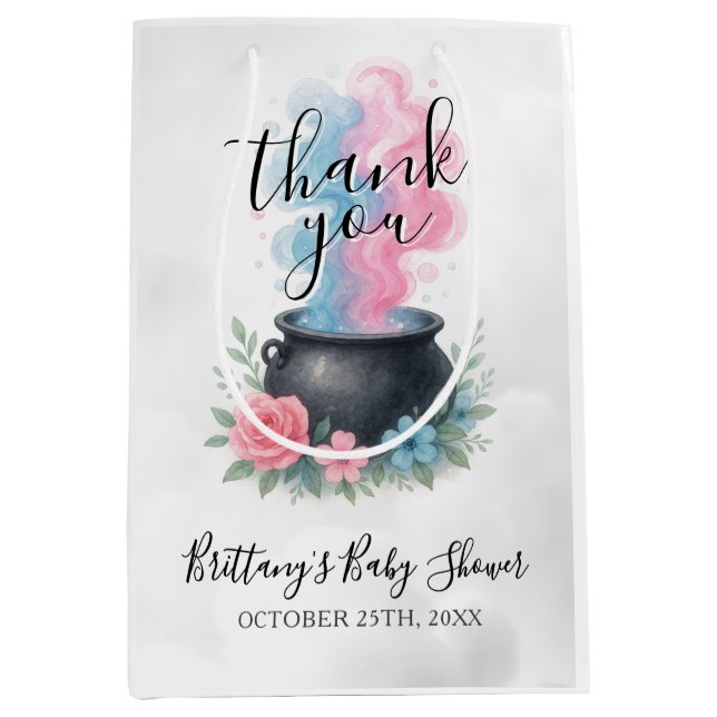 En Baby brinner Halloween han eller hon Cauldron (Framsidan)