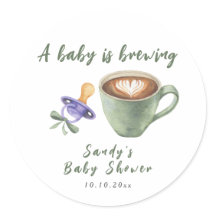 En baby brygger kaffe napp leksak Babyshower