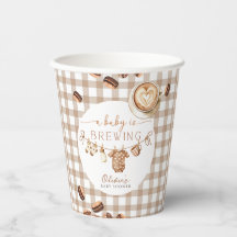 En baby brygger kaffebönor - Baby Shower