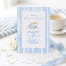 En baby bryggs Blue Boy Baby Shower Tea Party
