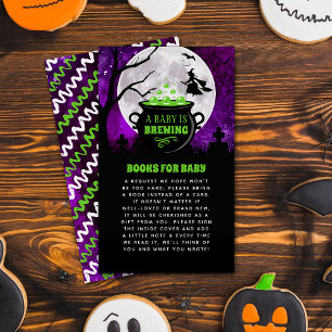 En baby bryggs Halloween Baby Shower Bok Tilläggskort
