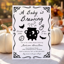 En baby bryggs Halloween Baby Shower