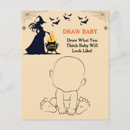 En baby bryggs Halloween Baby Shower-spel