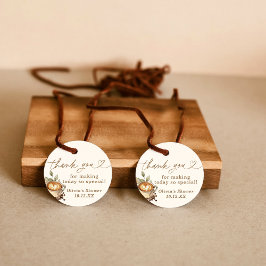 En baby bryggs Kaffe Tacksamhetsetiketter Gåvor Etiketter