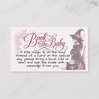 En baby bryggs Rosa Halloween Baby Shower Tilläggskort