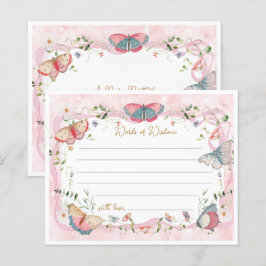 En Baby-fjäril är på väg att ge råd om babyskor