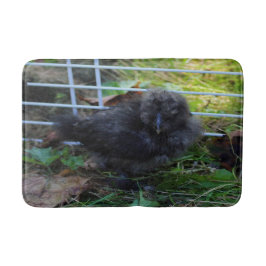 En baby Silkie Badrumsmatta