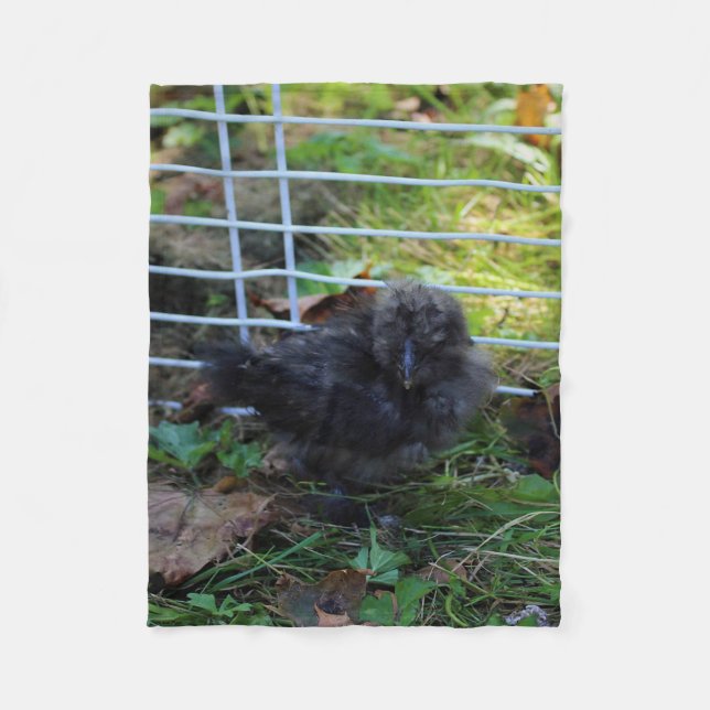 En baby Silkie Fleecefilt (Framsidan)