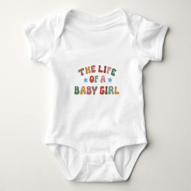 En babyflickas liv t shirt (Framsida)