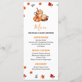 En babyskor för babykaffe av Pumpkin Spice Coffee  Meny