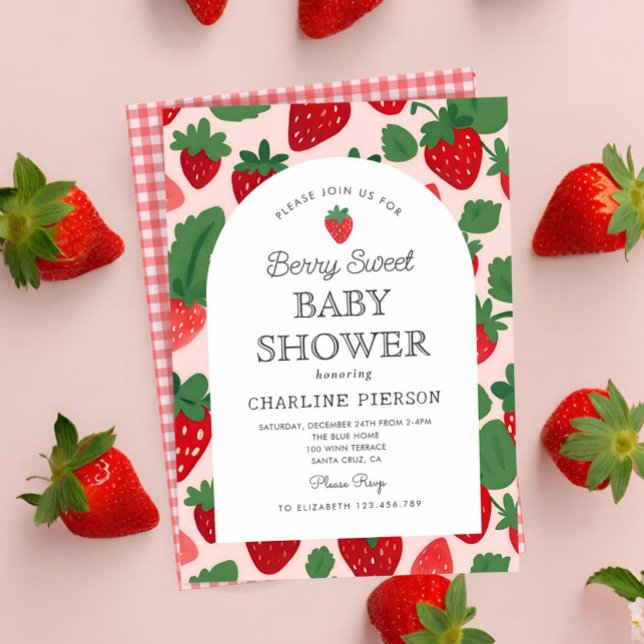 En babystövel för Rosa av berryssar Inbjudningar (Skapare uppladdad)