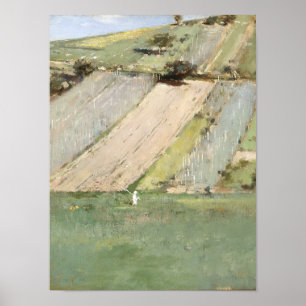 En back, Giverny Poster