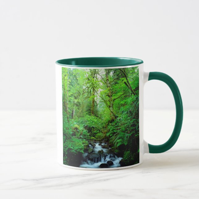 En bäck i en gammal skog mugg (Höger)