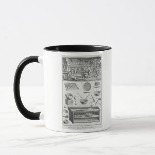 En bagare kök och utrustning, från 'Encycloen Mugg