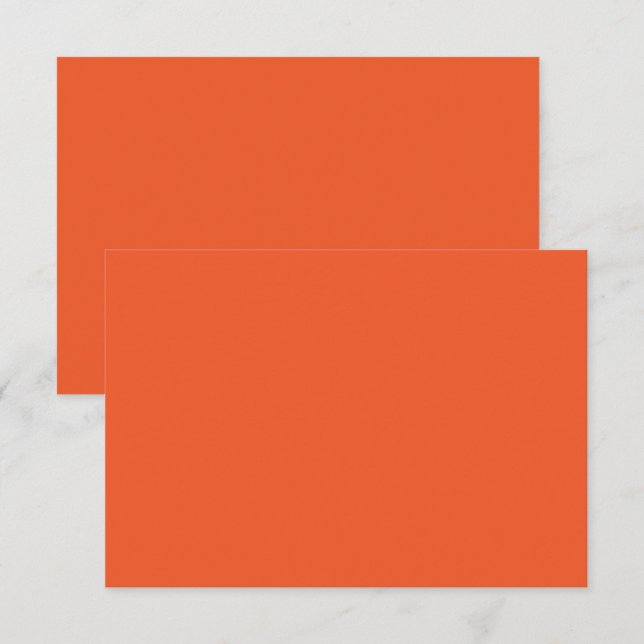 en bakgrund för orangen med tack kort (Fram/baksida)