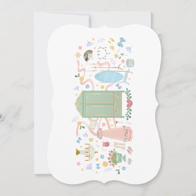 En bal på Crown Inn Tack Kort (Framsida)